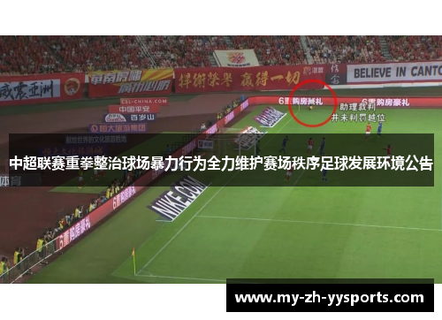 中超联赛重拳整治球场暴力行为全力维护赛场秩序足球发展环境公告